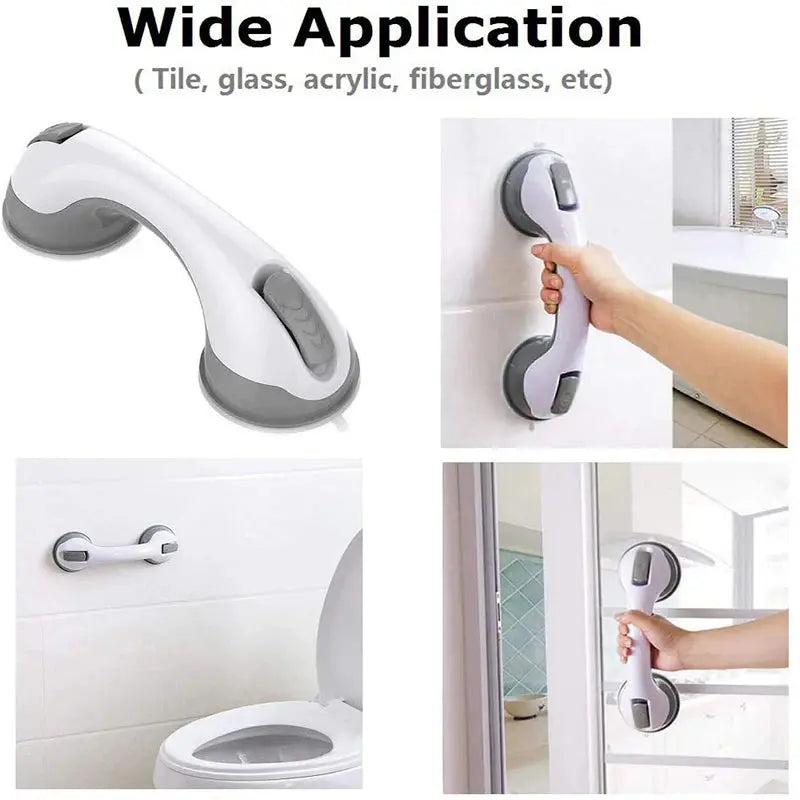 Suction Grab Bar for Bathroom – No Drilling – view 2